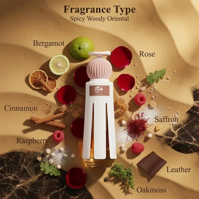 Floral fruit perfume for women in 50ml bottle by Corporación Turística, featuring sweet and soft scent notes.