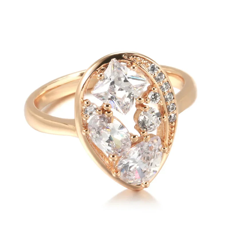 14k gold genuine diamond ring for women, featuring a blue gemstone and elegant design, by Corporación Turística.