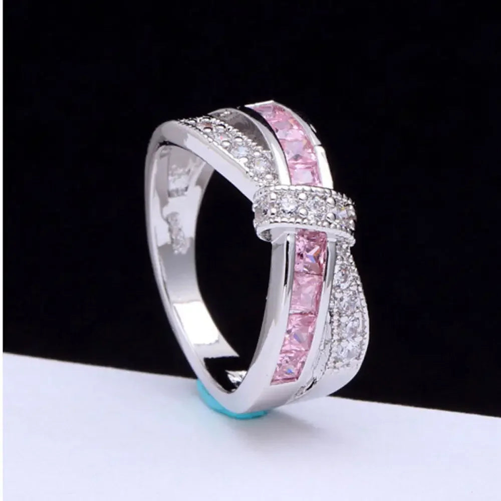 Wholesale sterling silver 925 ring with a beautiful sky blue design, showcasing intricate craftsmanship and elegant style.