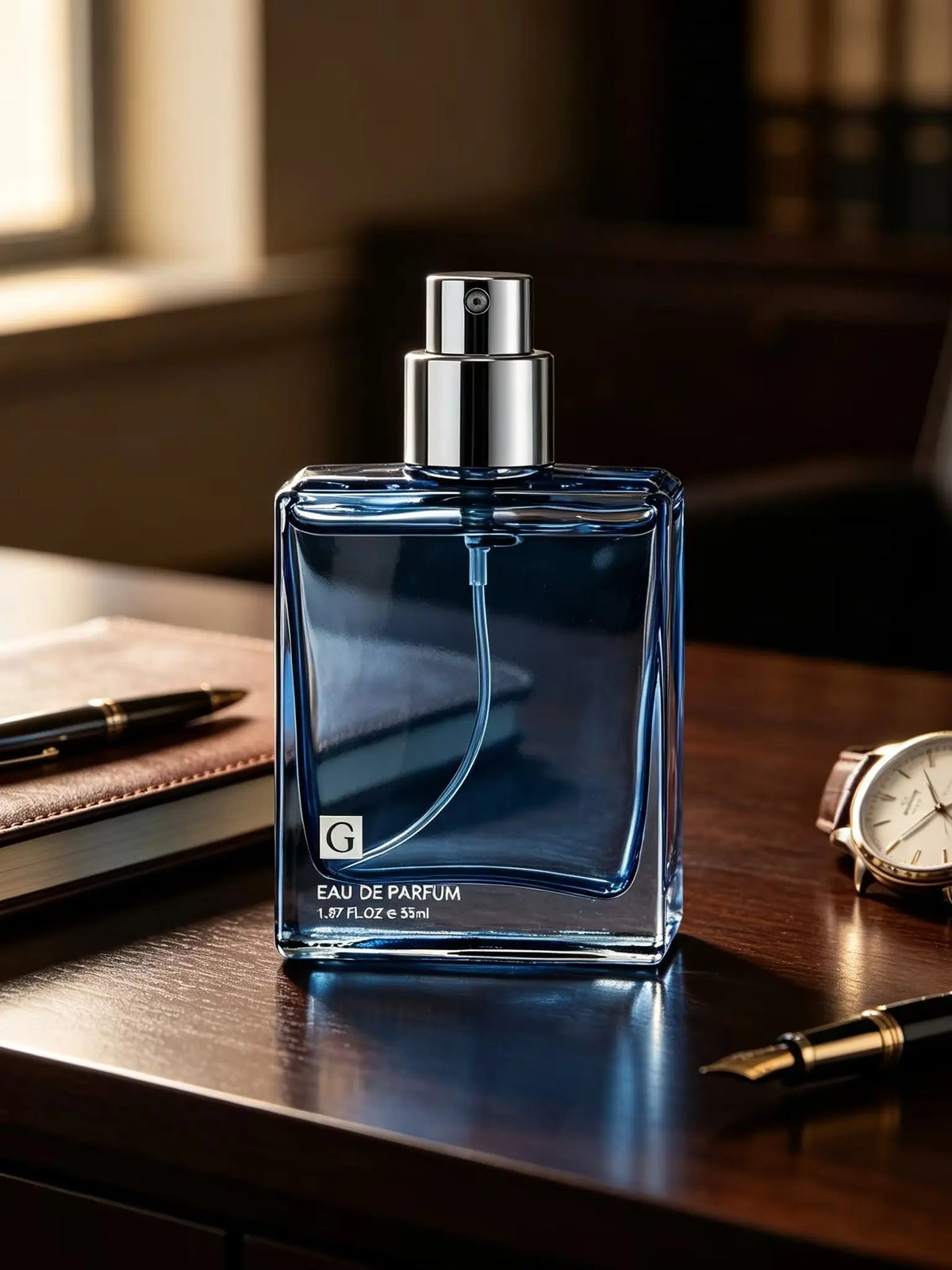 Fresco azul Eau de Parfum para Hombre en spray, 55ml, de Corporación Turística, con diseño elegante y estilo moderno.