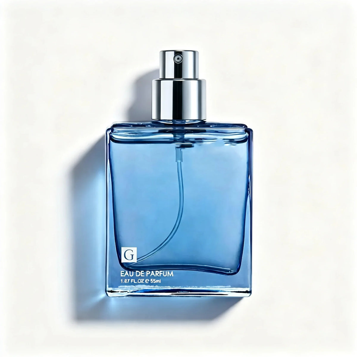 Corporación Turística men's 55ml Eau de Parfum spray with a fresh, vibrant scent, in a sleek blue bottle.