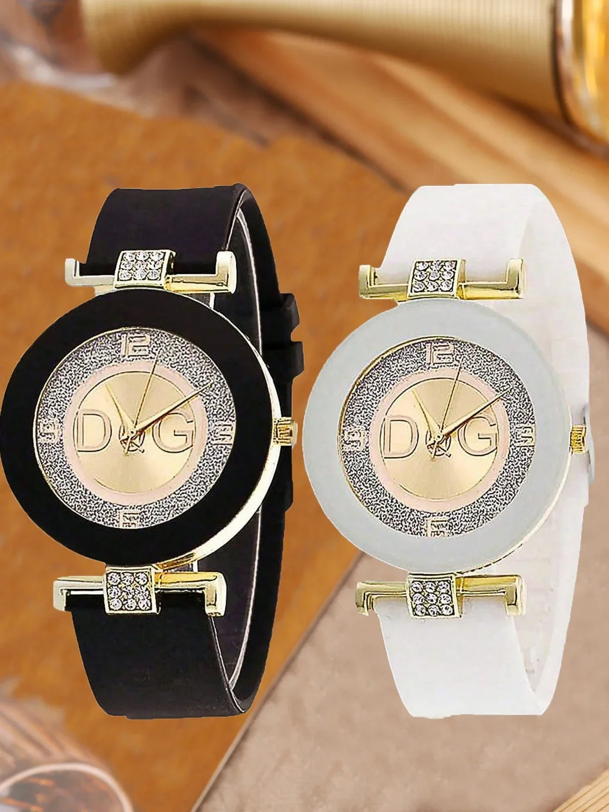 Classic fashion quartz watch with large dial and silver finish by Corporación Turística, showcasing a sleek, stylish design.