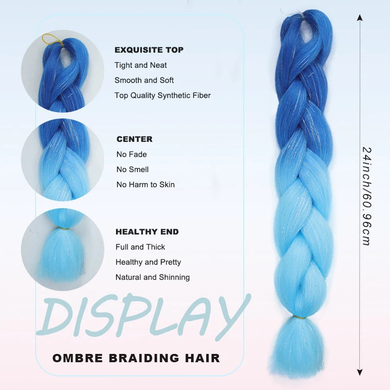 Colorful rainbow synthetic hair extensions from Corporación Turística, shiny and long, displayed in a close-up image.