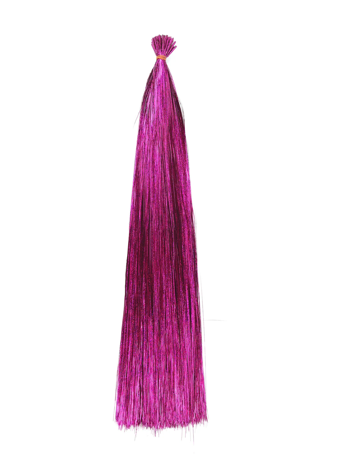 Blue synthetic fairy hair extension kit from Corporación Turística featuring 20-inch shimmering, vibrant hair strands.