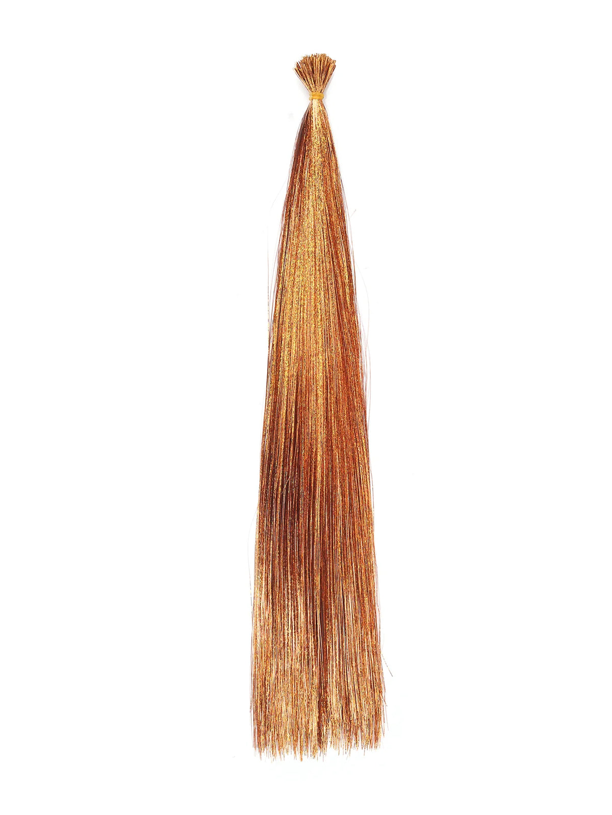 20-inch synthetic fairy hair extension kit with shimmering, colorful strands for fun, magical hair styling.