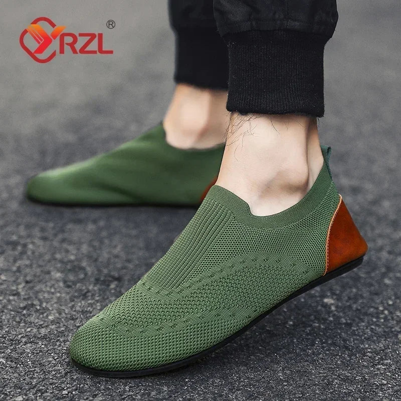 Beige YRZL moccasins by Corporación Turística, soft leather driving shoes with a comfortable slip-on design.