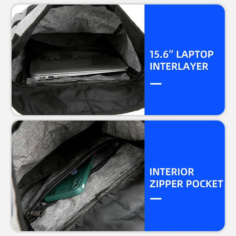 Black Corporación Turística travel and hiking backpack with multiple compartments, suitable for camping, climbing, and tactical use.