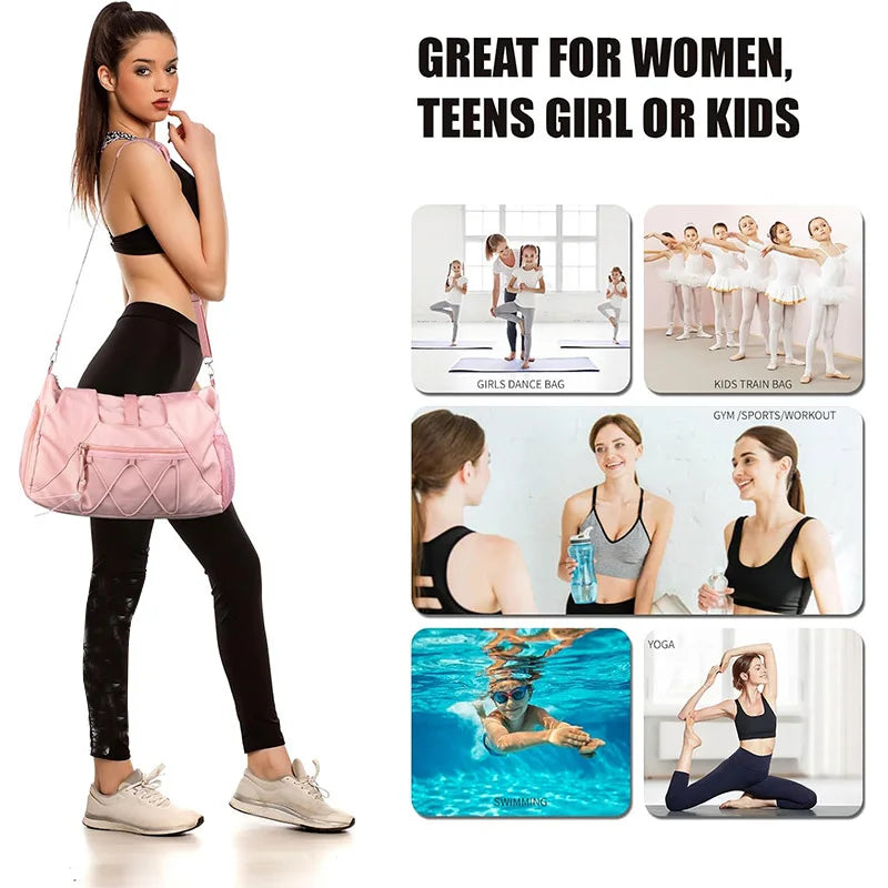 Black yoga mat bag by Corporación Turística, gym and fitness tote with a spacious design for carrying yoga mats and workout gear.