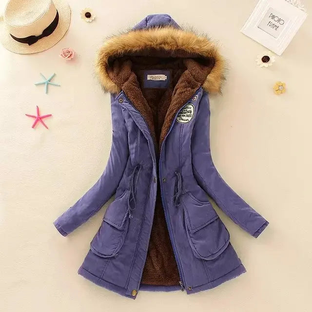 Black cotton women's jacket by Corporación Turística, fitted casual coat with stylish, relaxed fit and comfortable design.