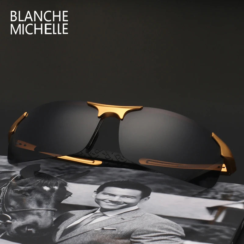 Black and silver rectangular UV400 driving sunglasses by Corporación Turística, outdoor sun protection eyewear.