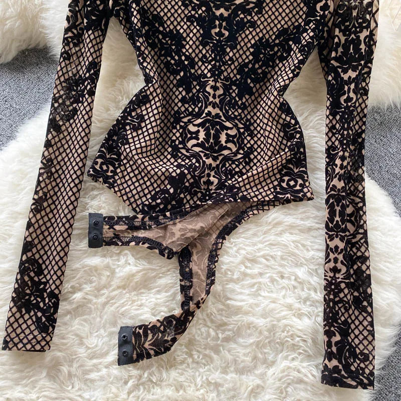 Black women's Bodycon 2026 sexy Korean backless jumpsuit by Corporación Turística, slim fit and stylish for evening wear.