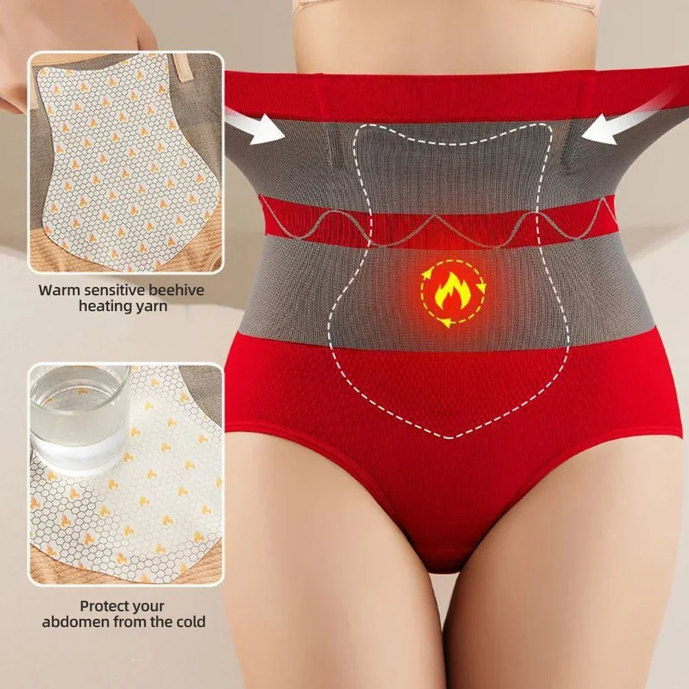 High-waisted slimming women's shapewear briefs by Corporación Turística in black, designed to shape the waist and abdomen.