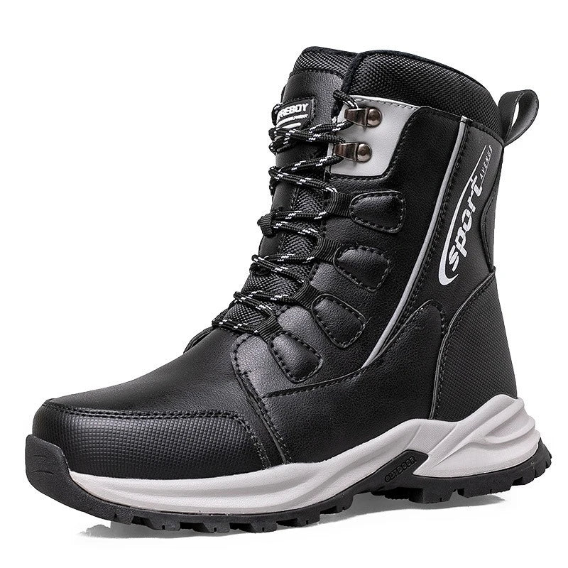 Comfortable white cotton boots from Corporación Turística, featuring a cozy, plush interior and warm, soft exterior.