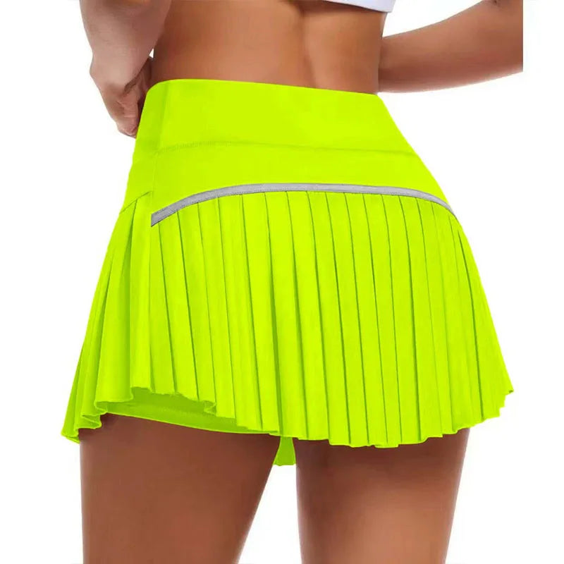 Blue women's summer athletic shorts by Corporación Turística, lightweight and comfortable for active wear.