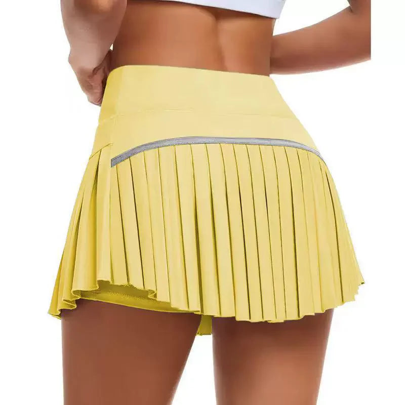 Blue women's summer athletic shorts by Corporación Turística, lightweight and comfortable for active wear.