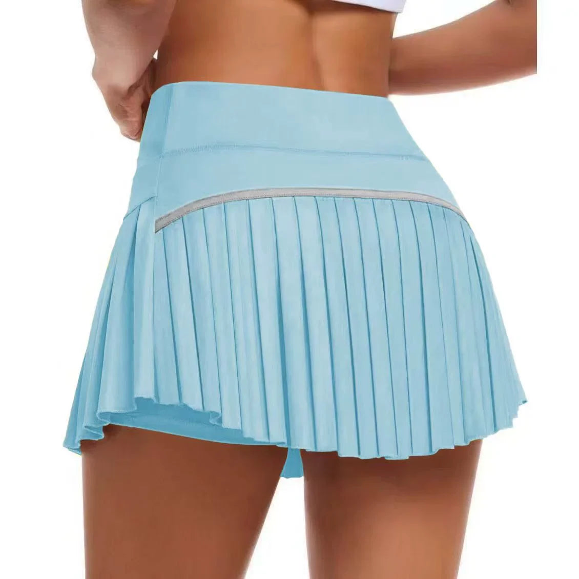 Blue women's summer sports shorts by Corporación Turística, lightweight and comfortable for active wear and casual outings.