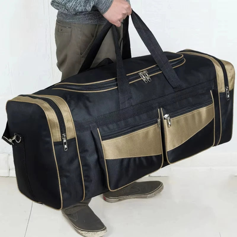 Blue XL travel bag by Corporación Turística, gym and fitness luggage with spacious design for travel and sports gear.