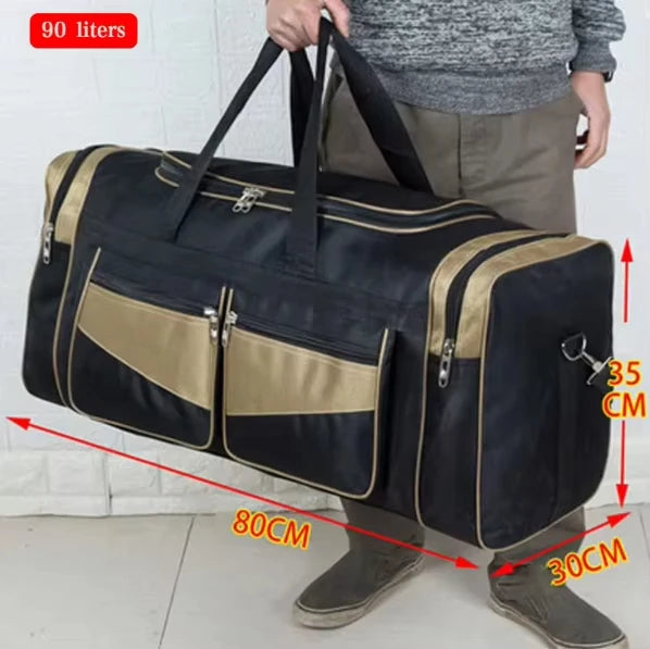 Blue XL travel and gym bag from Corporación Turística, designed for luggage, fitness, and sports gear.