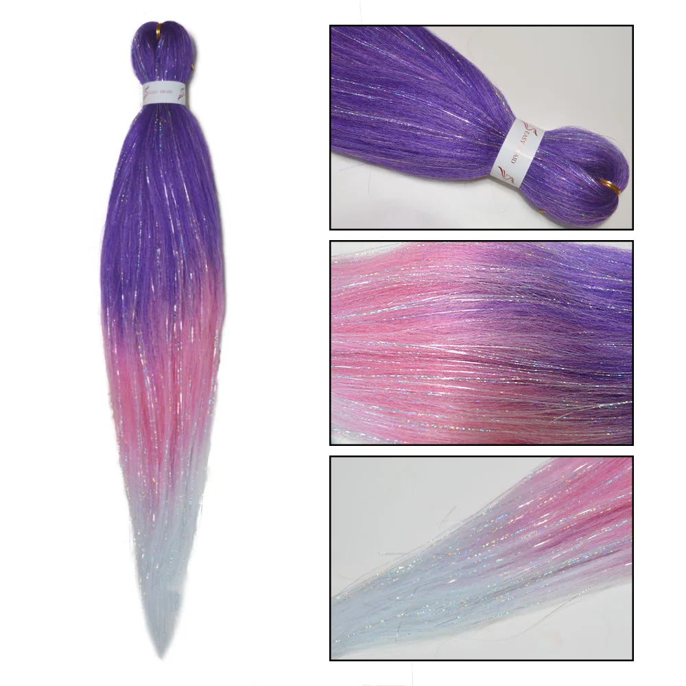 Children's hair extensions by Corporación Turística, straight braid extensions for girls, 26-inch long, natural hair look.