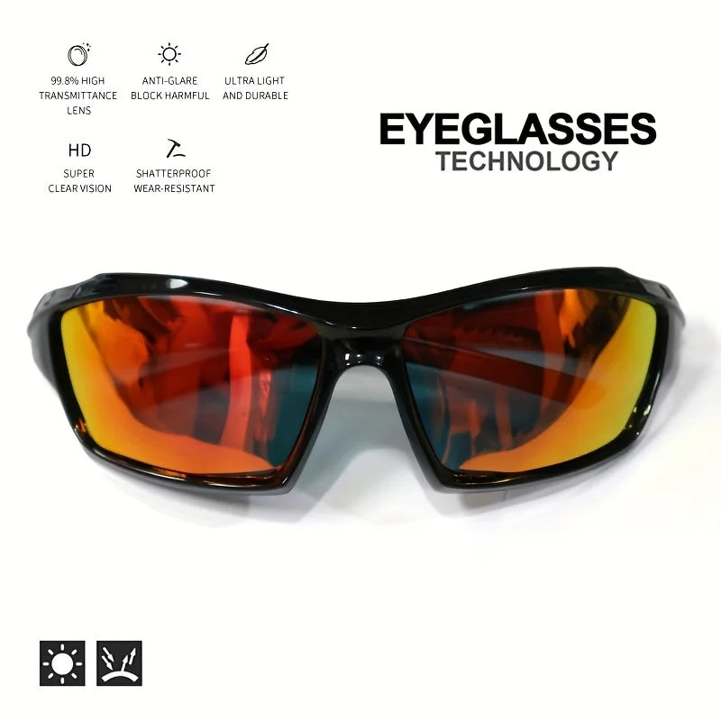 Set of three polarized sports sunglasses for men by Corporación Turística, featuring sporty design and UV protection.