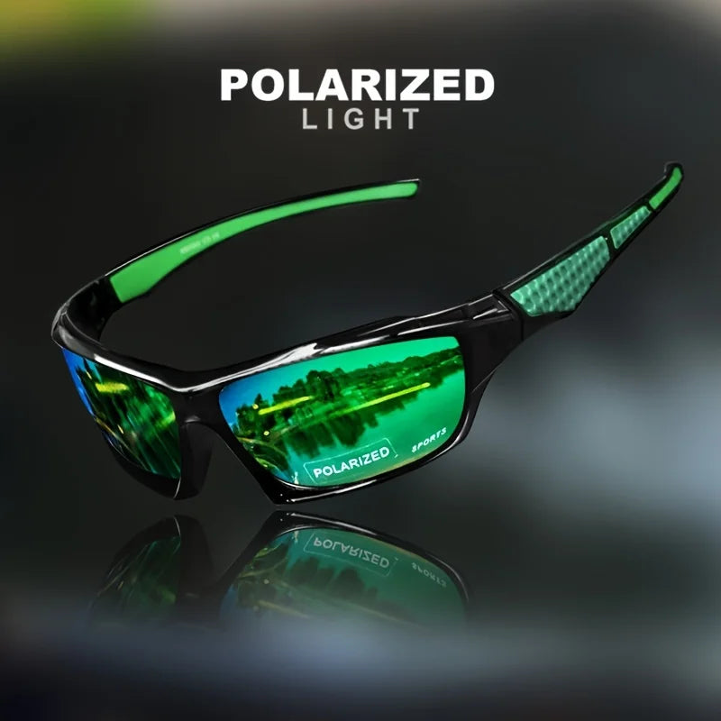 Set of three polarized sport sunglasses for men by Corporación Turística, featuring sleek design and UV protection.