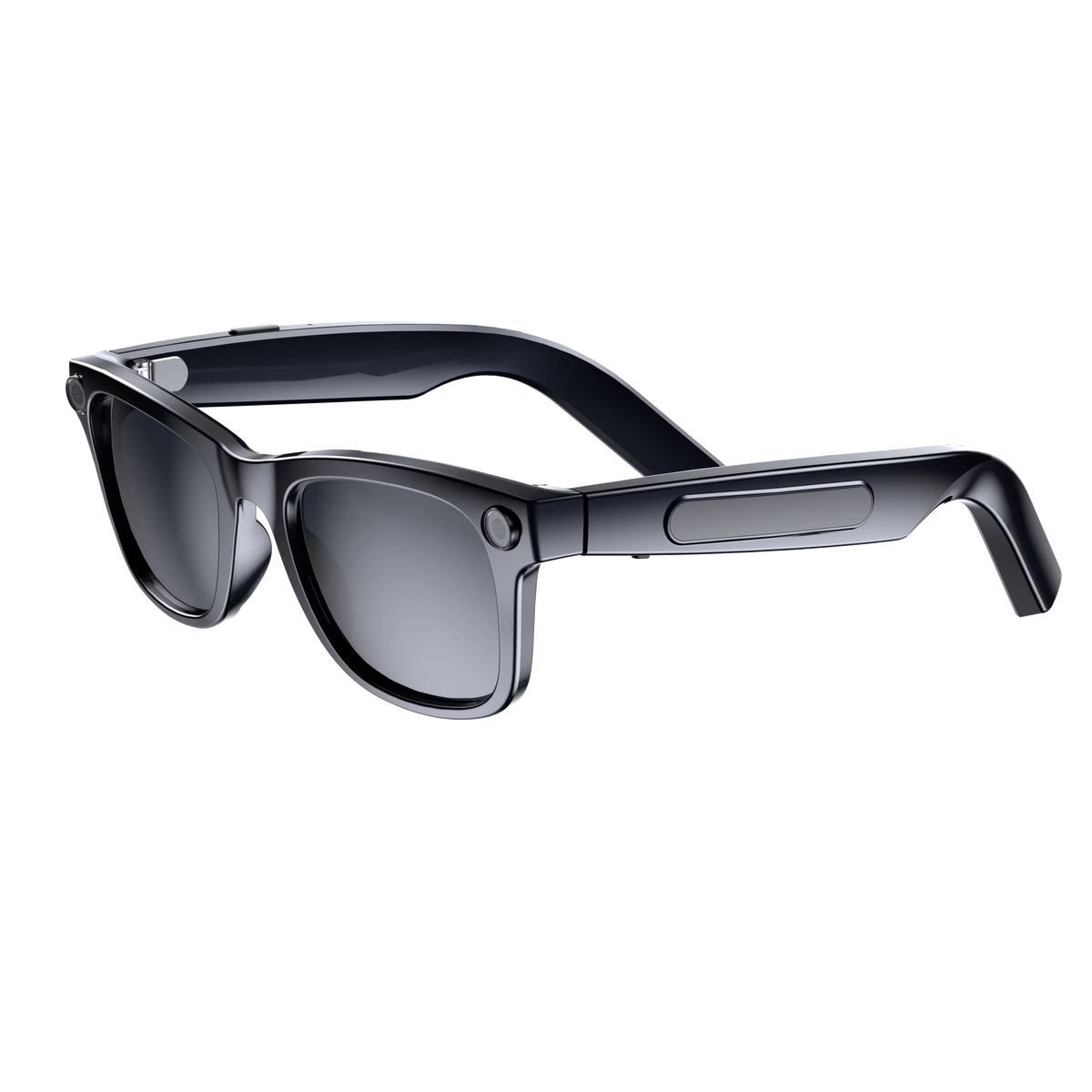 Gafas con cámara 4K de Corporación Turística, con lentes claros y funciones inteligentes de IA para grabar y captar momentos en Estados Unidos.