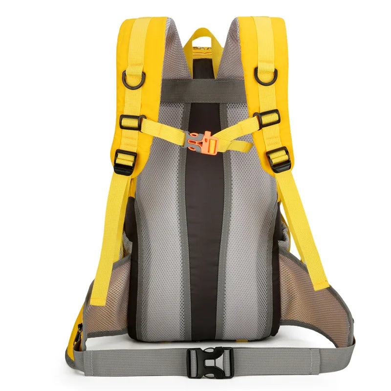 Outdoor hiking backpack by Corporación Turística, durable travel backpack with multiple compartments for outdoor adventures.