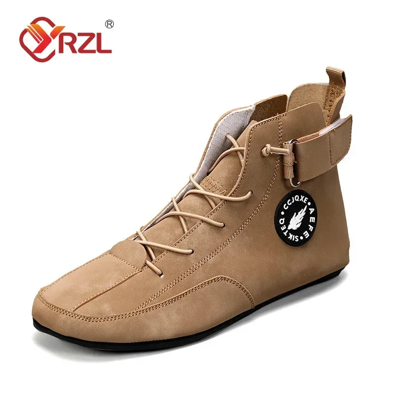 Dark blue YRZL men's casual slip-resistant shoes from Corporación Turística, showcasing the stylish and comfortable design.