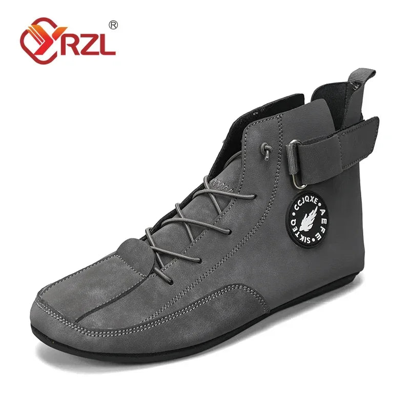 Dark blue YRZL men's casual slip-on shoes by Corporación Turística, featuring a comfortable, stylish design for everyday wear.