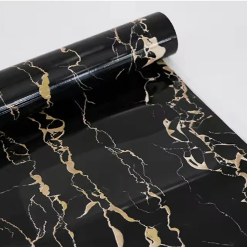 PVC wall sticker featuring marble design, 40cm size, waterproof and self-adhesive, ideal for decorative wall coverings.