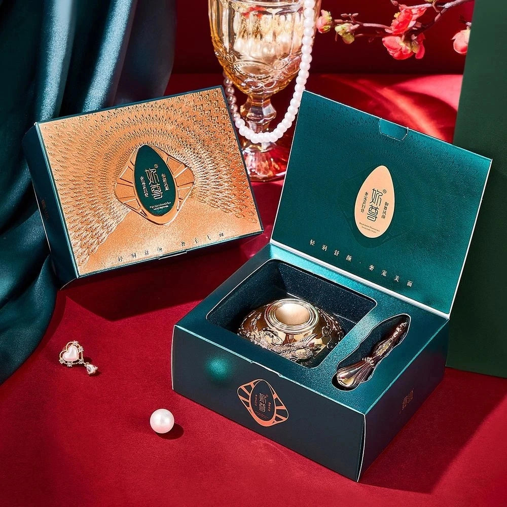 Luxury Noble cream for women with fairy pearl extract, featuring elegant packaging and a rich, creamy texture.