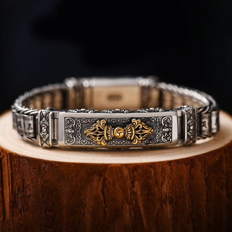 Silver-colored personality style bracelet from Corporación Turística, featuring a sleek and modern design, 20 cm length.