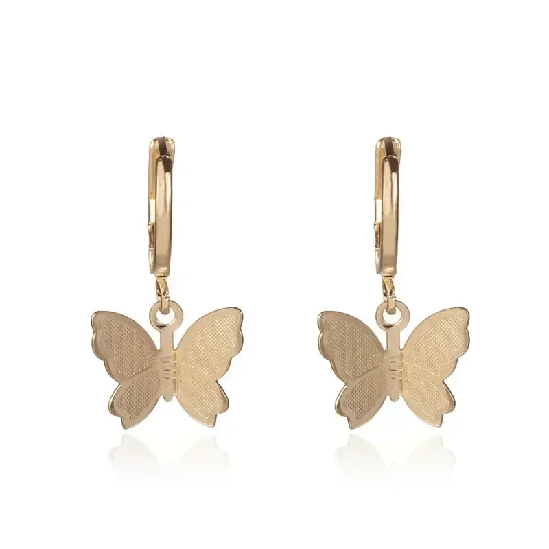 Exquisitos pendientes colgantes de cristal en forma de gota, con diseño elegante, de la marca Corporación Turística.