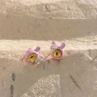 Red retro Pixiu earrings for women, Fashicn style, featuring bold design and intricate details for a stylish look.
