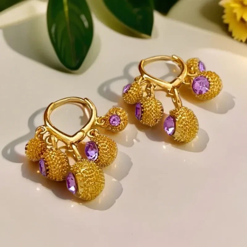Long crystal drop tassel earrings with beaded fringe, featuring elegant crystal detailing for a stylish jewelry look.