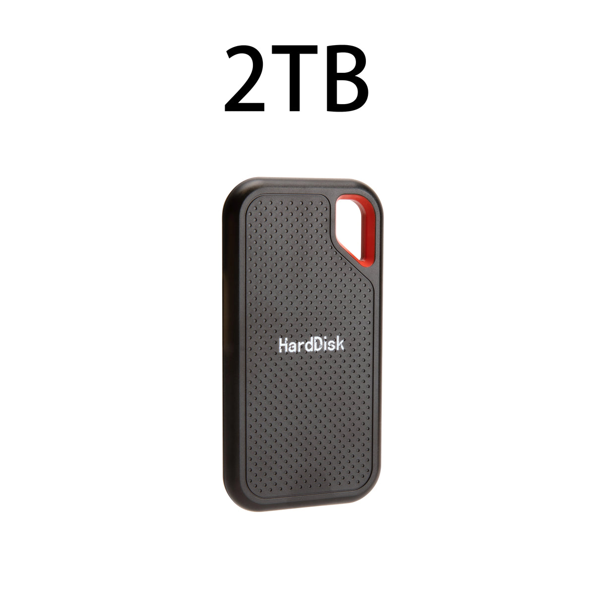 Corporación Turística portable 128TB SSD external drive with USB 3.2, high performance and fast storage for electronics and data.