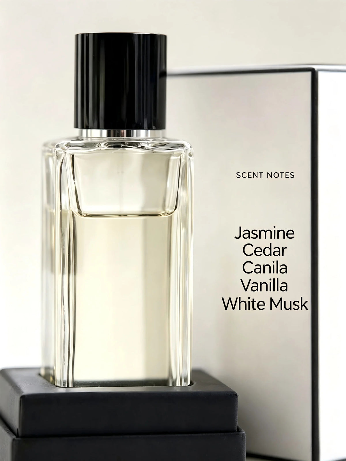 Nueva Llegada 1957 Paris EDP perfume by Corporación Turística in 100ml bottle with white musk scent, elegant fragrance for women.