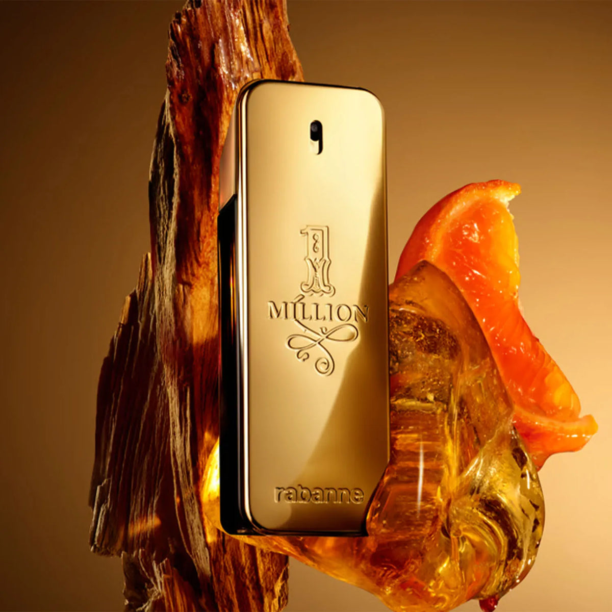 Rabanne 1 Million Eau de Toilette bottle, luxurious designer fragrance with gold accents, elegant and stylish packaging.