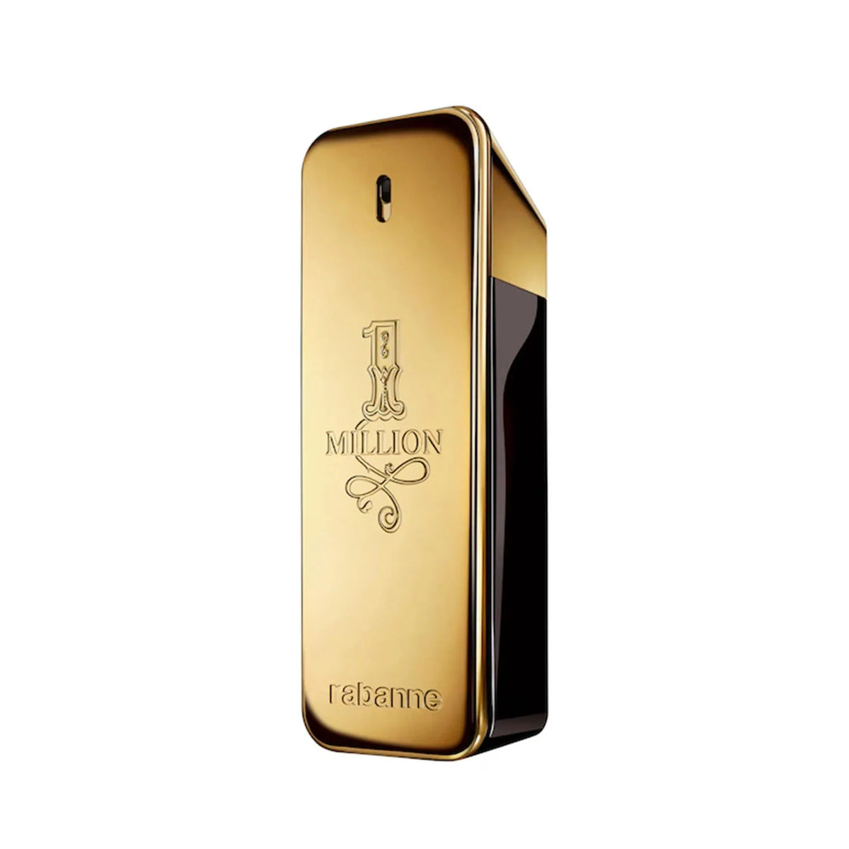Rabanne 1 Million Eau de Toilette bottle with gold design, featuring a luxurious fragrance from Rabanne.