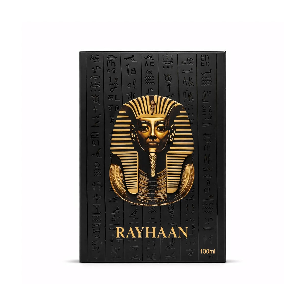 Rayhaan Pharaoh unisex eau de parfum spray by Corporación Turística, featuring elegant fragrance bottle and design.