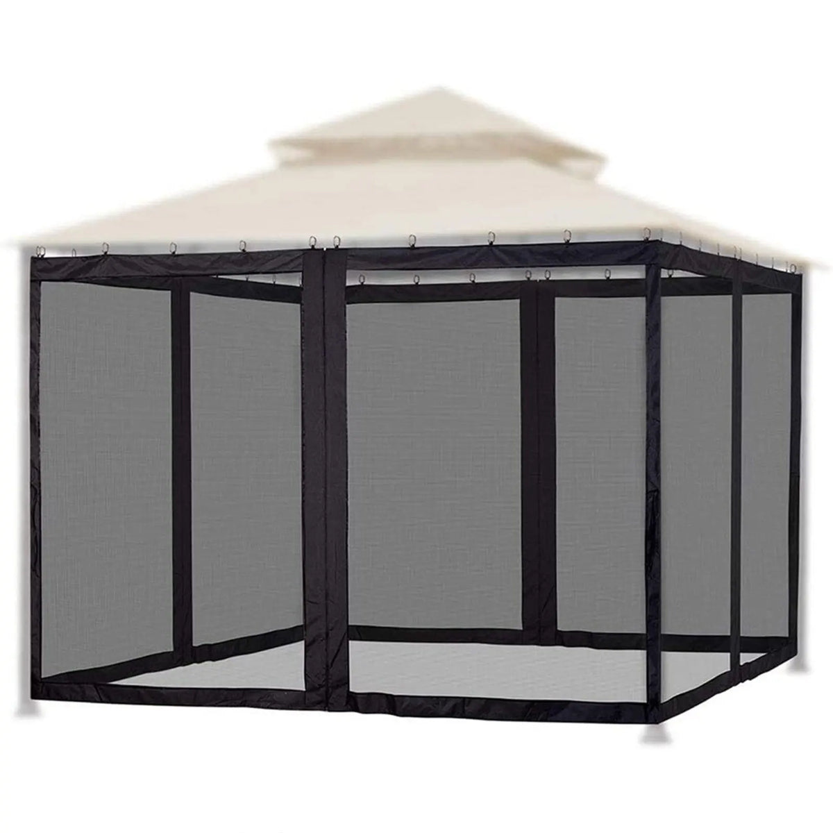 Durable 300x300cm insect screen for garden gazebo by Corporación Turística, made of fine mesh to keep insects out.