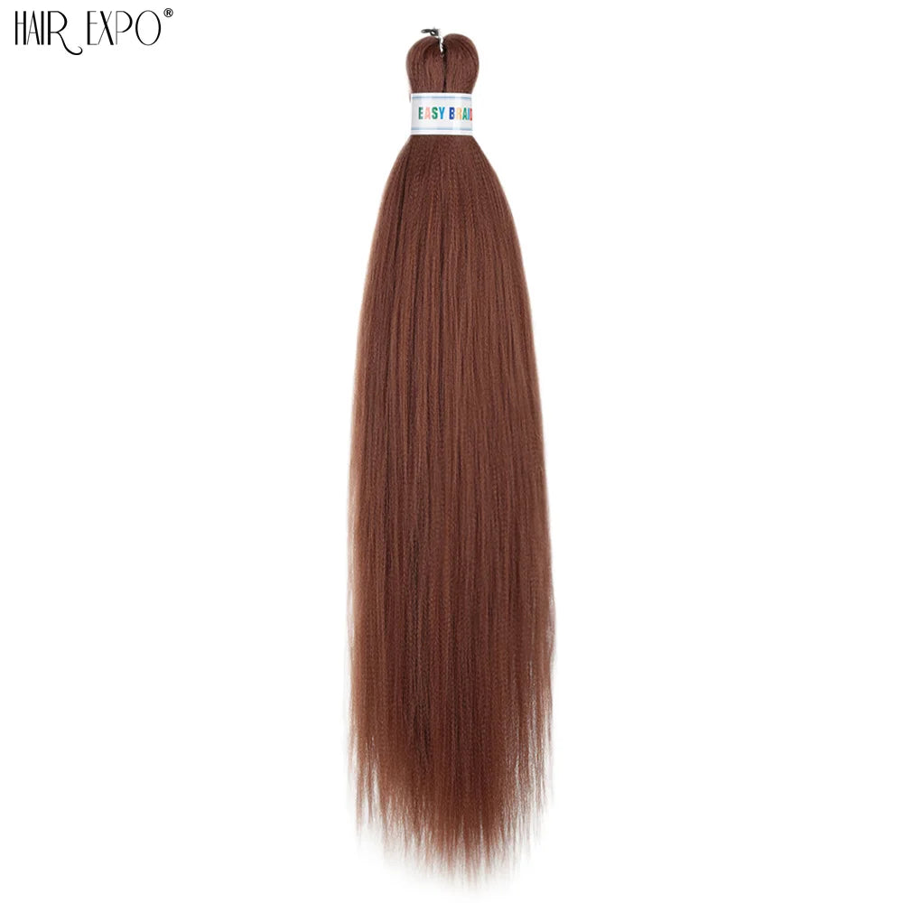26-inch easy-trend braided hair extensions from Corporación Turística, featuring natural-looking, long, and textured braid styles.
