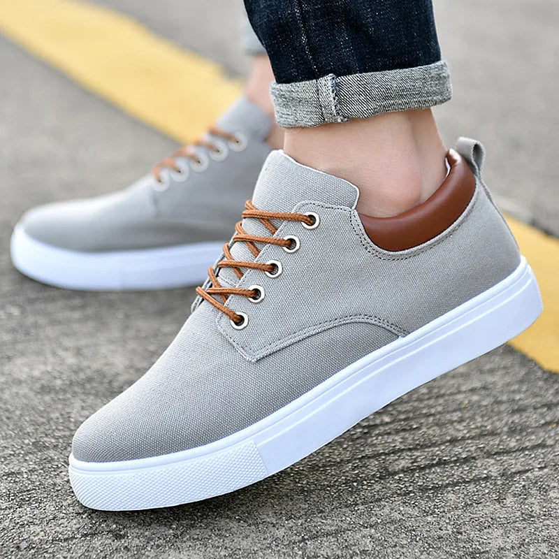 Gray Feerldi men's casual lightweight shoes by Corporación Turística, featuring a comfortable slip-on design and breathable material.