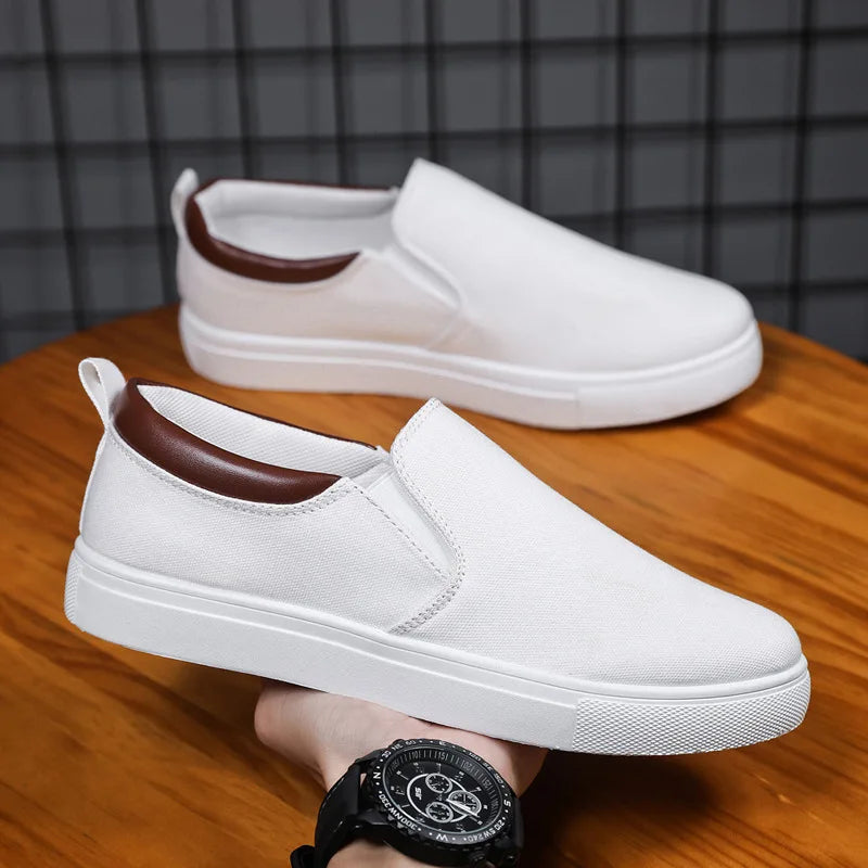 Gray Feerldi men's casual lightweight shoes by Corporación Turística, featuring comfortable slip-on design and breathable fabric.