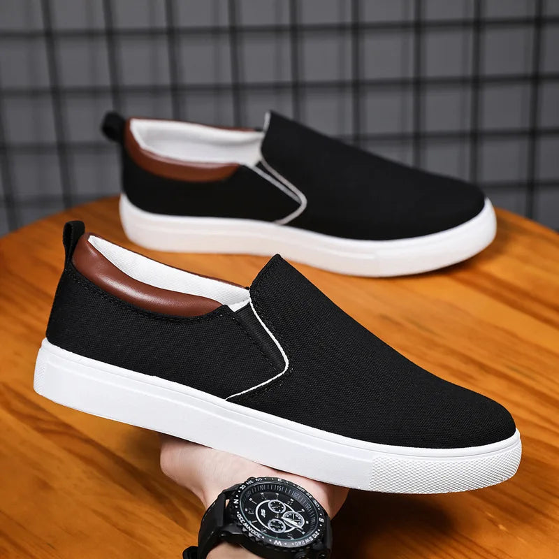 Gray Feerldi men's casual lightweight shoes by Corporación Turística, featuring a comfortable slip-on sneaker design.