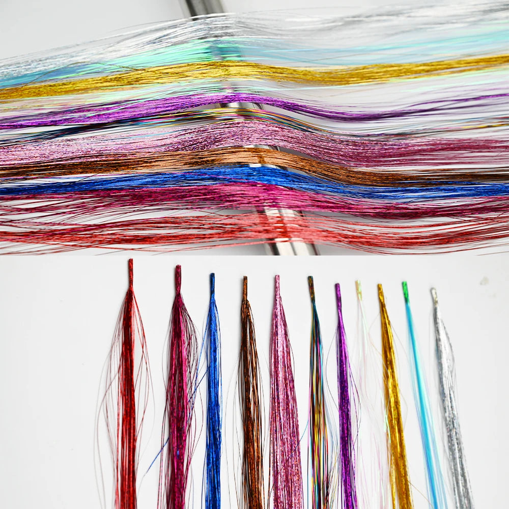 Pack of 50 iridescent I Tip hair extensions by Corporación Turística, 20 inches long, shiny and lightweight for easy styling.
