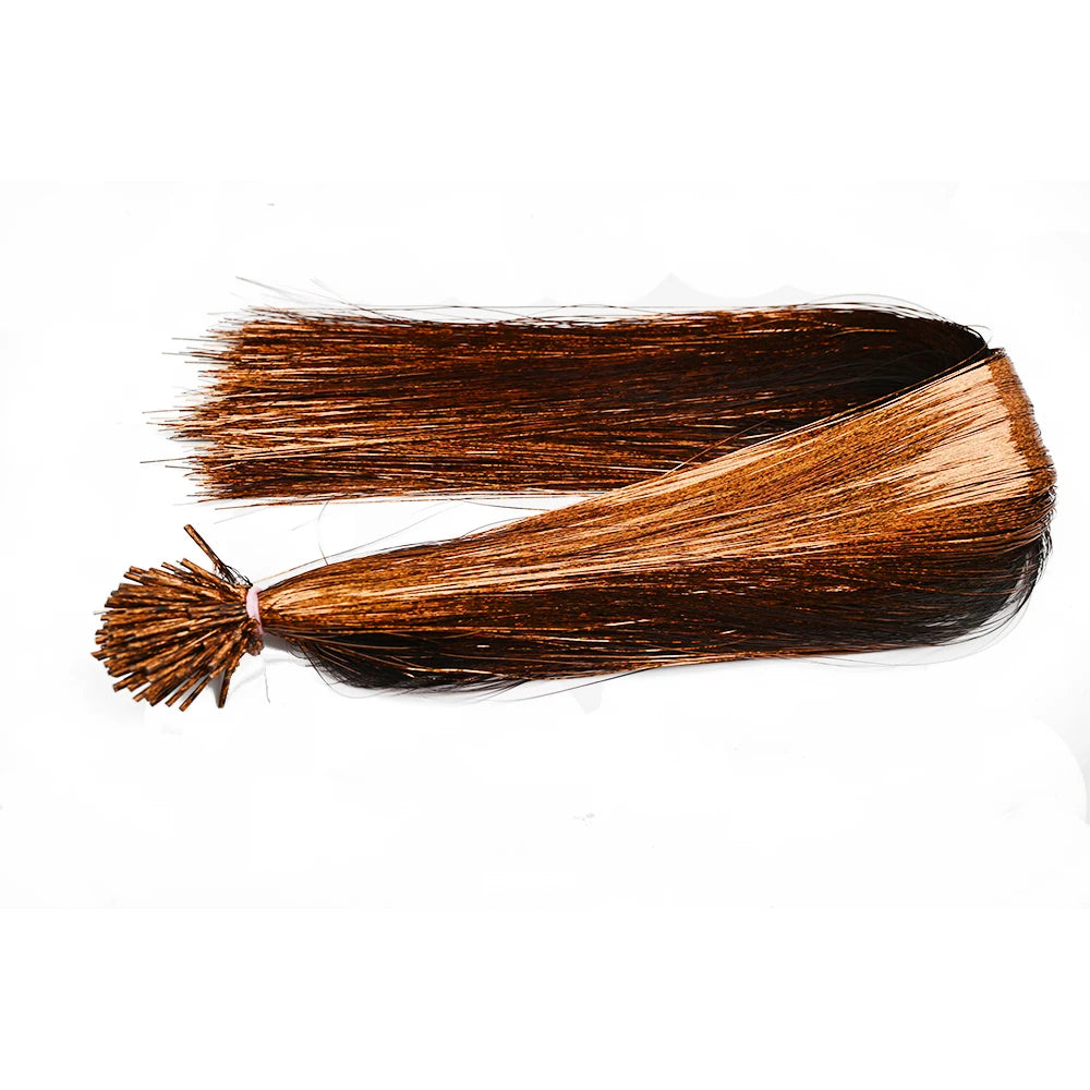 50 I Tip hair extensions from Corporación Turística, shiny gold-colored, 20-inch length, in a pack of 50 for easy hair styling.