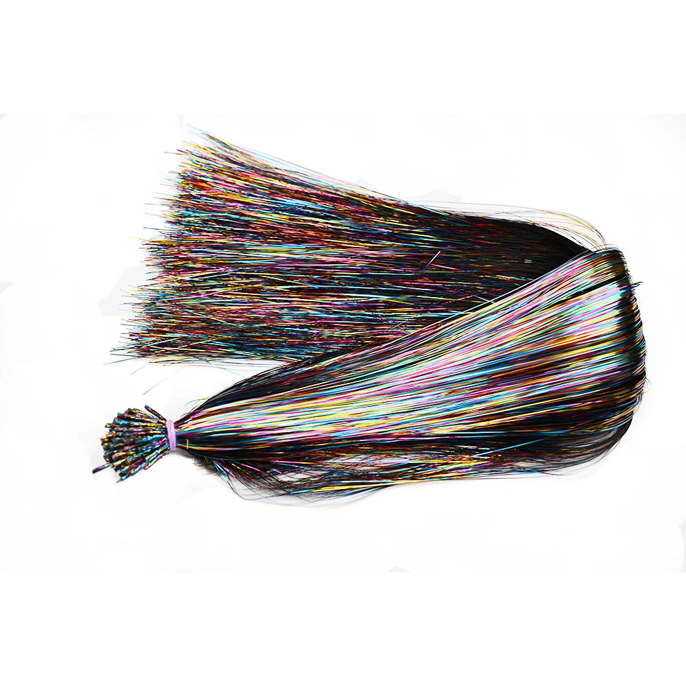Pack of 50 shiny I Tip hair extensions in bright color from Corporación Turística, 20 inches long, for easy hair styling.