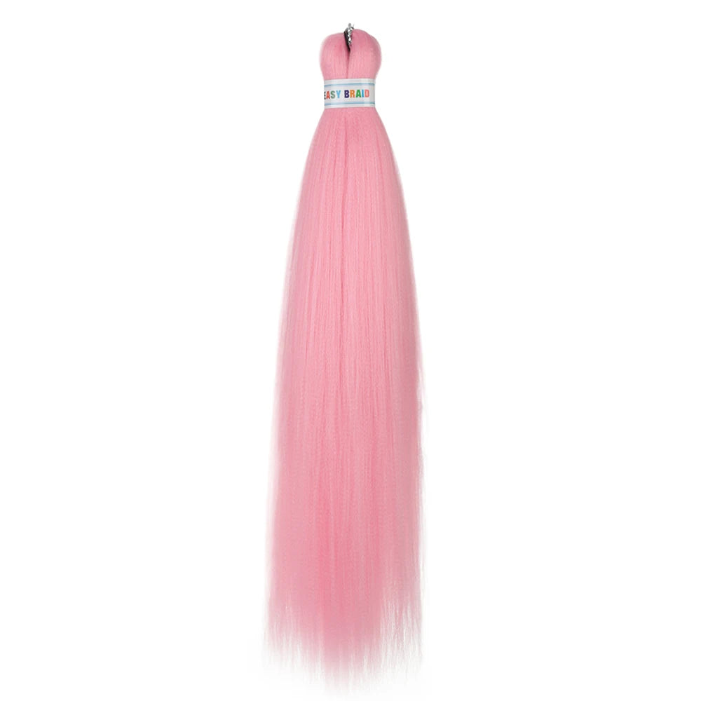 Blue ombre synthetic Kanekalon hair extensions, 26 inches long, three units per lot, from Corporación Turística.