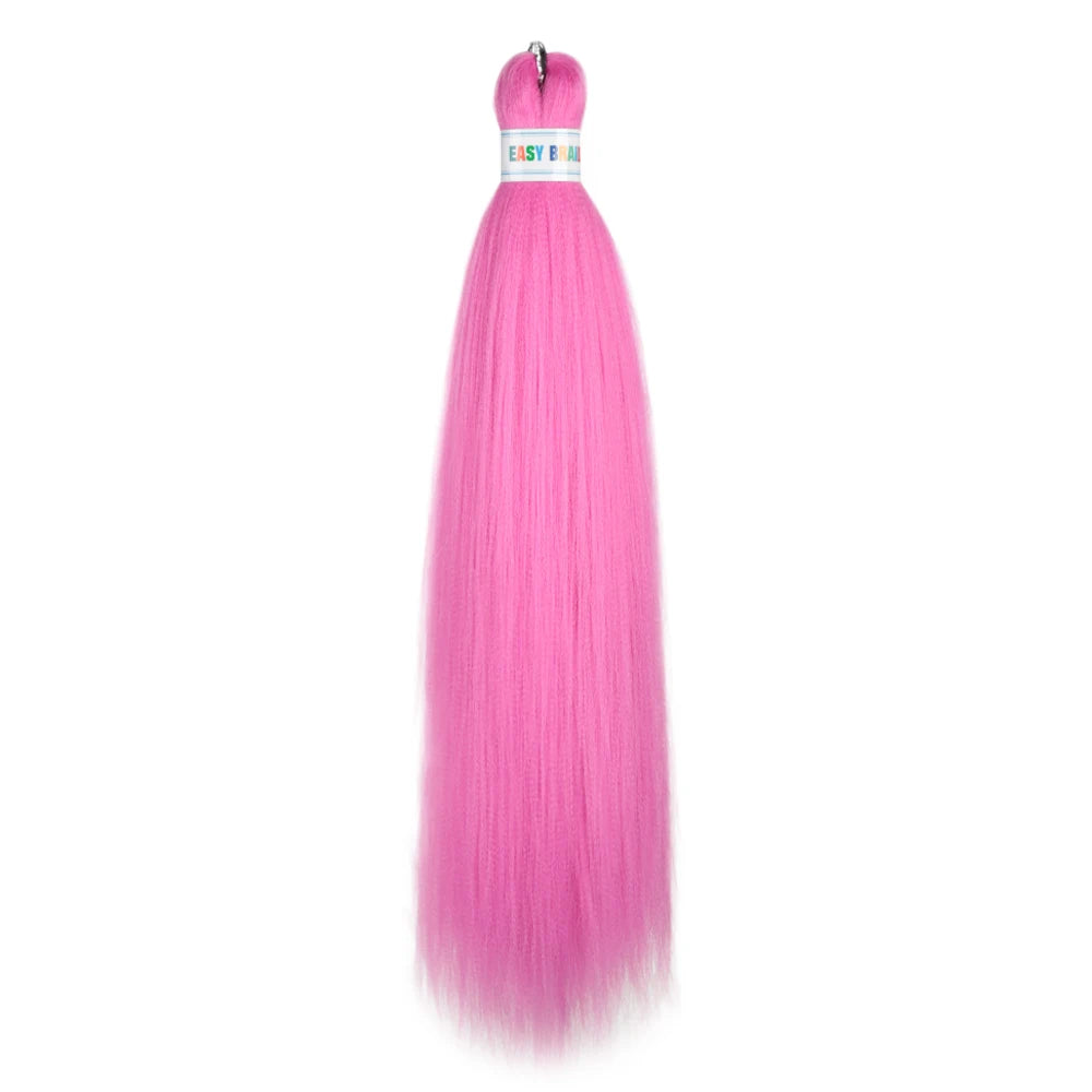 Blue ombre synthetic Kanekalon hair extensions by Corporación Turística, 26 inches long, set of three for versatile styling.